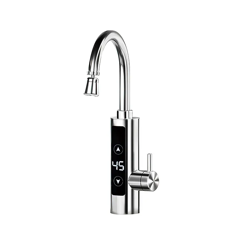Vòi nước nóng điện bằng thép không gỉ chống khô BSDF-01X-34 máy nước nóng kỹ thuật số